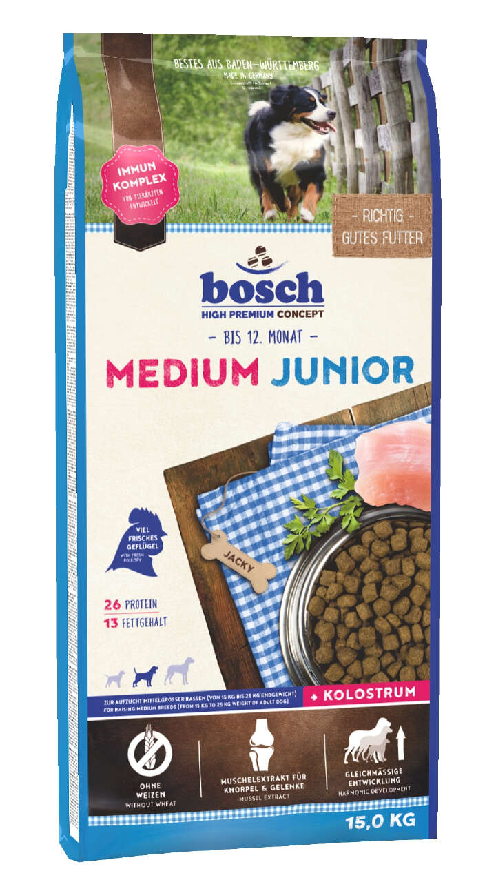 bosch Hunde-Trockenfutter Medium Junior